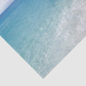 Tropical Beach Scene Palmen Tree Decoupage Seidenpapier (Detail)