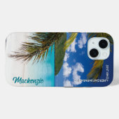 Tropical Beach Scene Paradise Case-Mate iPhone Hülle (Rückseite (Horizontal))