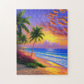 Tropical Beach Scenery Jigsaw Puzzle (Vertikal)