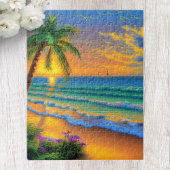 Tropical Beach Scenery Jigsaw Puzzle