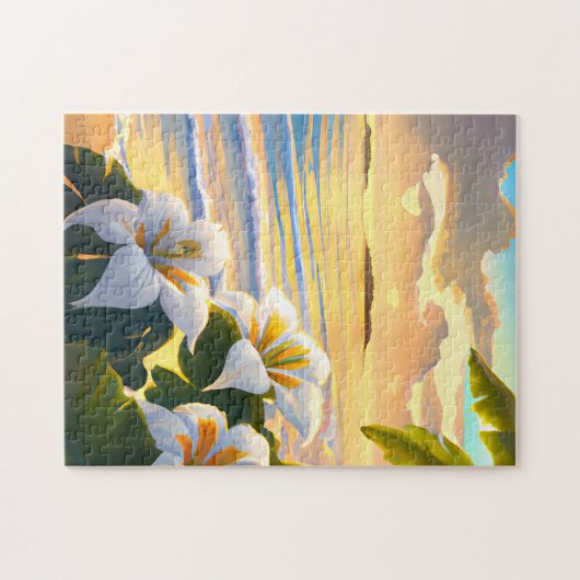 Tropical Beach Scenery Jigsaw Puzzle (Horizontal)