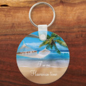 Tropical Beach Schlüsselanhänger (Vorderseite)