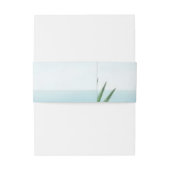 Tropical Beach Sea Blue Wedding Belly Band (Rückseitenbeispiel)