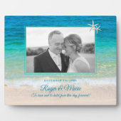 Tropical Beach Sea Stars Neugezogenes Foto Keepake Fotoplatte (Vorderseite)