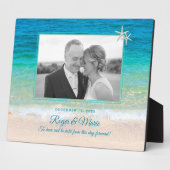 Tropical Beach Sea Stars Neugezogenes Foto Keepake Fotoplatte (Seite)