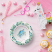 Tropical Beach Sea Turtle Baby Shower Pappteller (Party)