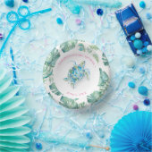 Tropical Beach Sea Turtle Baby Shower Pappteller (Party)