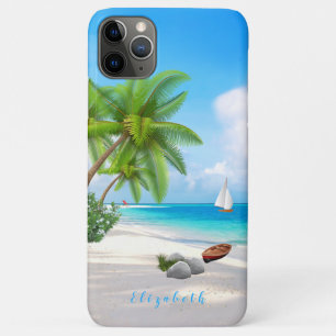Tropical Beach Seascape Illustration Individuelle Case-Mate iPhone Hülle
