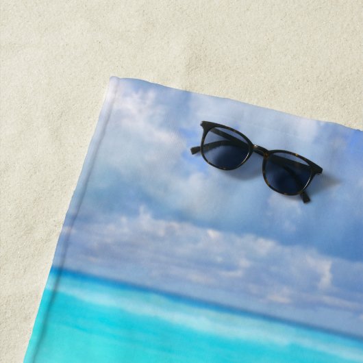 Tropical Beach Seashells Strandtuch (Beispiel)