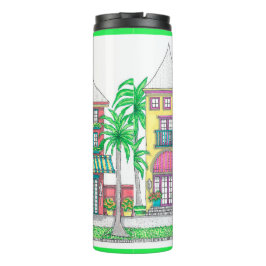 Tropical Beach Shop Thermal Tumbler; Limellgrün Thermosbecher