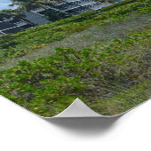 Tropical Beach Side Paradise Poster (Ecke)