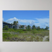 Tropical Beach Side Paradise Poster (Vorne)