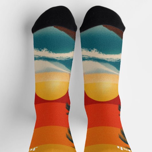 Tropical Beach Socks Socken (Oben)