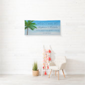 Tropical Beach Sommer 50 Jahre Hochzeit Banner (Insitu)