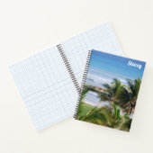 Tropical Beach Spiral Notebook Notizblock (Innenseite)