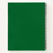 Tropical Beach Spiral Notebook Notizblock (Rückseite)