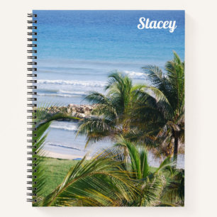 Tropical Beach Spiral Notebook Notizblock