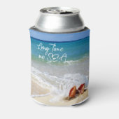 Tropical Beach Sprichwort LÄNGST KEIN MEER Dosenkühler (Kanne Rückseite)