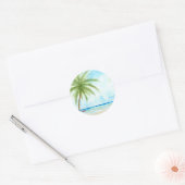 Tropical Beach Sticker (Umschlag)