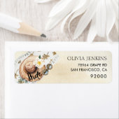 Tropical Beach Summer Brautparty Rücksendeadresse (Insitu)