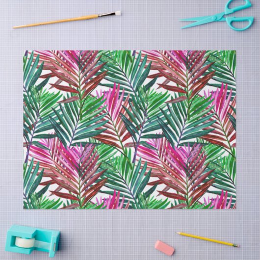 Tropical Beach Summer Palms Seidenpapier (Basteln)