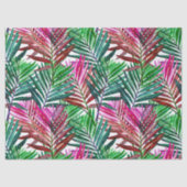 Tropical Beach Summer Palms Seidenpapier (Vorderseite)