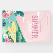 Tropical Beach Summer Sale Business Ads Banner (Horizontal)
