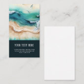 Tropical Beach Summer Visitenkarte (Vorne/Hinten)