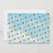 Tropical Beach Summer Weihnachten Party Einladung (Rückseite)