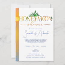 Tropical Beach Sunset Flitterwochen Paare Dusche