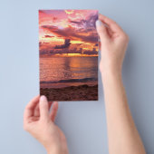 Tropical Beach Sunset Flyer (Handgriff)