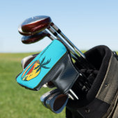 Tropical Beach Sunset Golf Headcover (In Situ)