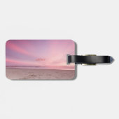 Tropical Beach Sunset Hawaiian Hibiskus Gepäckanhänger (Rückseite horizontal)