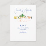 Tropical Beach Sunset Honeymoon Fund Dusche Begleitkarte<br><div class="desc">Mit diesem Modell der "Tropical Beach Sunset Honeymoon Fund Wedding Shower Enclosure Card" heißen Sie Ihre Gäste auf einer imaginären Reise in Ihr zukünftiges Flitterwochenziel willkommen. Passen Sie den Text einfach mit Ihren Gruppendetails an. Gute Flitterwochen! filtriert</div>