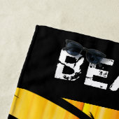 Tropical Beach Sunset Party Girl Strandtuch (Beispiel)