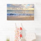 Tropical Beach Sunset, Seastar Wedding Banner (Insitu)