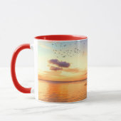 Tropical Beach Tahiti Island Sunset Tasse (Links)