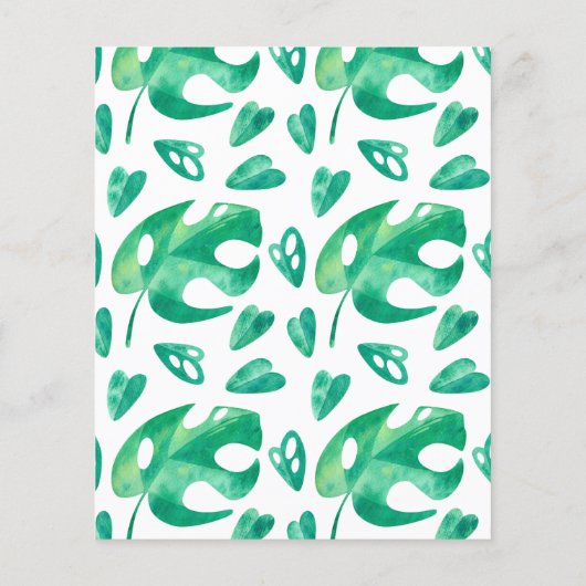 Tropical Beach Theme Brautparty Trivia Frage Flyer (Hinten)