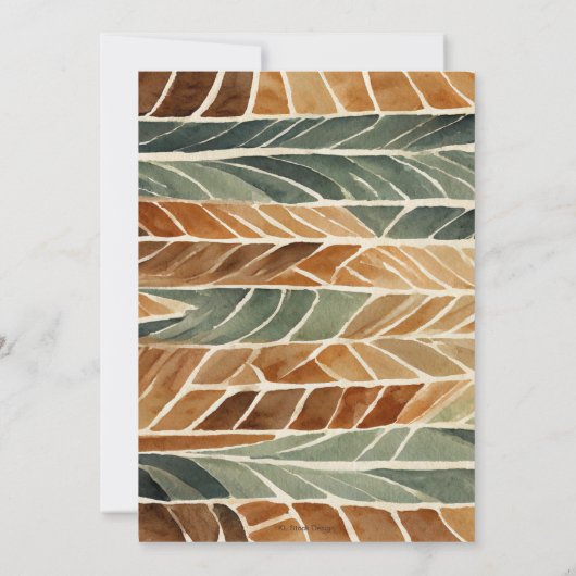 Tropical Beach Tiki Party Dusche Einladung (Rückseite)