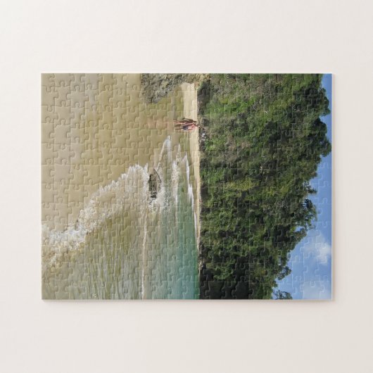 Tropical Beach Trinidad und Tobago. Puzzle (Horizontal)