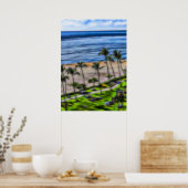Tropical Beach Vacation Sun und Sand Maui Hawaii Poster (Küche)