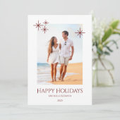 Tropical Beach Vacation Weihnachten (Stehend Vorderseite)