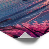 Tropical Beach View Wall Art Poster (Ecke)