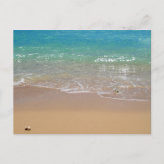 Tropical Beach - Waikiki, Oahu, Hawaii Postkarte