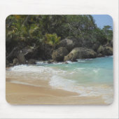 Tropical Beach Waves Elegantes modernes Template Mousepad (Vorne)