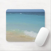 Tropical Beach Waves Sea Sand Elegante Moderne Mousepad (Mit Mouse)