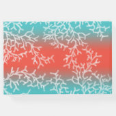 Tropical Beach Wedding Coral Reef Gästebuch (Rückseite)