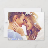 Tropical Beach Wedding Foto Ankündigung (Rückseite)