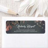 Tropical Beach Wedding Label (Insitu)