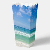 Tropical Beach Wedding Ocean Waves Popcorn Geschenkschachtel (Rückseite)